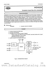 AKD4520A datasheet pdf Asahi Kasei Microsystems