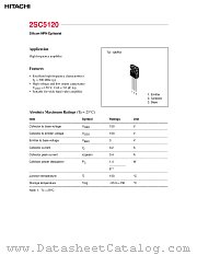2SC5120 datasheet pdf Hitachi Semiconductor