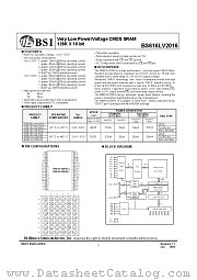 BS616LV2016AIG70 datasheet pdf Brilliance Semiconductor