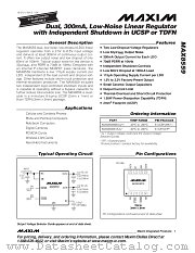 MAX8559EBA datasheet pdf MAXIM - Dallas Semiconductor