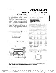 MX7542KN datasheet pdf MAXIM - Dallas Semiconductor