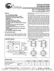 CY7C401-10PC datasheet pdf Cypress