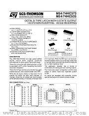 M74HC373C1R datasheet pdf ST Microelectronics