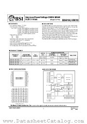BS616LV8010ECP70 datasheet pdf Brilliance Semiconductor