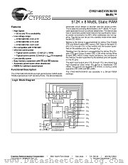 CY62148CV25LL-70BAI datasheet pdf Cypress