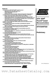 AT91SAM7S32-AI datasheet pdf Atmel