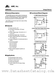 AME8550AEEVC460Z datasheet pdf Analog Microelectronics