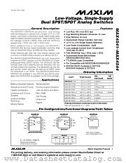 MAX4541CSA datasheet pdf MAXIM - Dallas Semiconductor