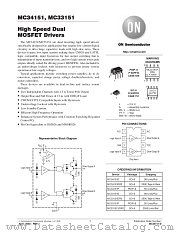 MC34151DR2 datasheet pdf ON Semiconductor