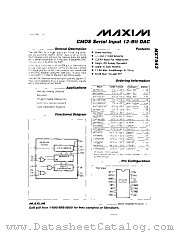 MX7543JN datasheet pdf MAXIM - Dallas Semiconductor