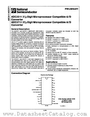 ADC3511 datasheet pdf National Semiconductor