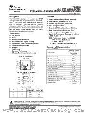 TS5A3154YZAR datasheet pdf Texas Instruments