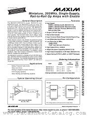 MAX4213EUA datasheet pdf MAXIM - Dallas Semiconductor