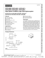 HCPL0631 datasheet pdf Fairchild Semiconductor