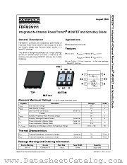 2N111 datasheet pdf Fairchild Semiconductor