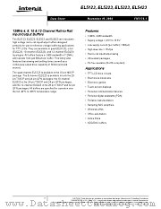EL5223CL-T13 datasheet pdf Intersil