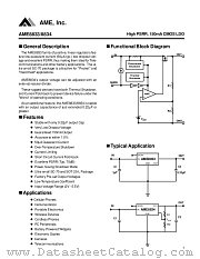AME8834AEEV280Z datasheet pdf Analog Microelectronics