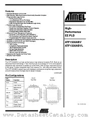 ATF1500ABVL datasheet pdf Atmel