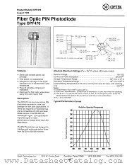 OPF470 datasheet pdf Optek Technology