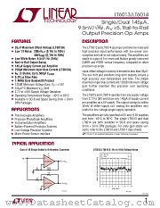 LT6014IS8 datasheet pdf Linear Technology
