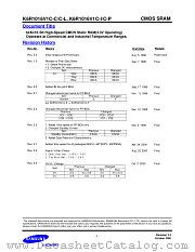K6R1016V1C-I20 datasheet pdf Samsung Electronic