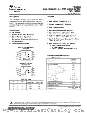 TS5A2053YEPR datasheet pdf Texas Instruments