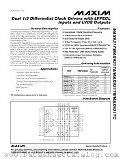 MAX9317CECJ datasheet pdf MAXIM - Dallas Semiconductor