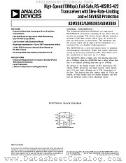 ADM3085JR datasheet pdf Analog Devices