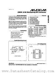 MX7541AAQ datasheet pdf MAXIM - Dallas Semiconductor