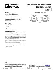AD8698AR-REEL datasheet pdf Analog Devices