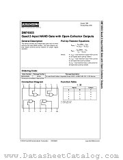DM74S03MX datasheet pdf Fairchild Semiconductor