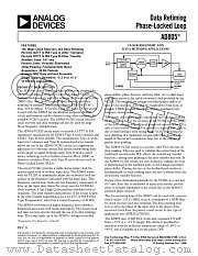 AD805 datasheet pdf Analog Devices