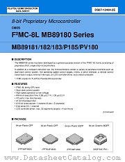 MB89PV180CF-103 datasheet pdf Fujitsu Microelectronics