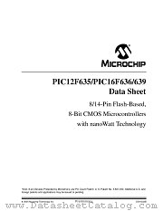 PIC16F639TE/SS datasheet pdf Microchip