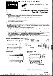 LC7522 datasheet pdf SANYO