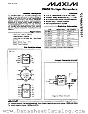 ICL7662MTV-4 datasheet pdf MAXIM - Dallas Semiconductor