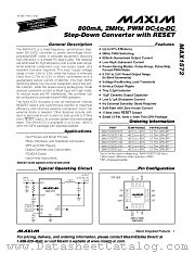 MAX1572ETC250 datasheet pdf MAXIM - Dallas Semiconductor