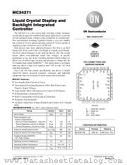 MC34271 datasheet pdf ON Semiconductor