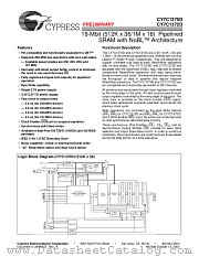CY7C1372D-225BGC datasheet pdf Cypress