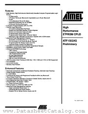 ATF1502ASL-20AC44 datasheet pdf Atmel