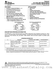 TS5A23167YEPR datasheet pdf Texas Instruments