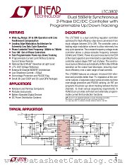 LTC3802EGN datasheet pdf Linear Technology