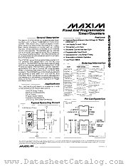 ICM7260IPE datasheet pdf MAXIM - Dallas Semiconductor
