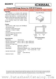 ICX055BAL datasheet pdf SONY