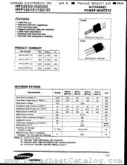 IRFP132 datasheet pdf Samsung Electronic