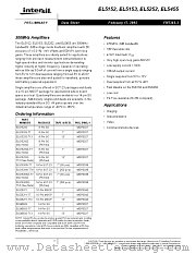 EL5455IS-T13 datasheet pdf Intersil