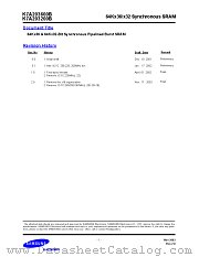 K7A203200B-QCI14 datasheet pdf Samsung Electronic