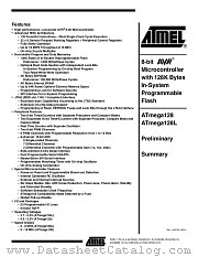ATM128 datasheet pdf Atmel