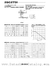 2SC2731 datasheet pdf Hitachi Semiconductor