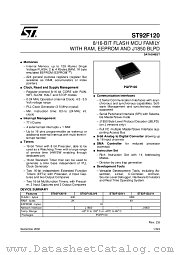 ST92F120JR9Q6 datasheet pdf ST Microelectronics